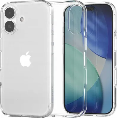 Obrázek produktu pro Silikonové pouzdro SPACECASE Clear Hybrid Case pro iPhone 17 Průhledný