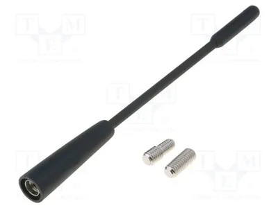 Obrázok produktu pre 1x Anténny stĺpik, univerzálny, závit M5, M6, dĺžka 0,14 m, kód A00107. Antény pre vozidlá určené na príjem rádiových signálov