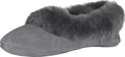 Produktbild von Damen Hausschuh Ballerina aus feinstem Merino Lammfell 2 Farben