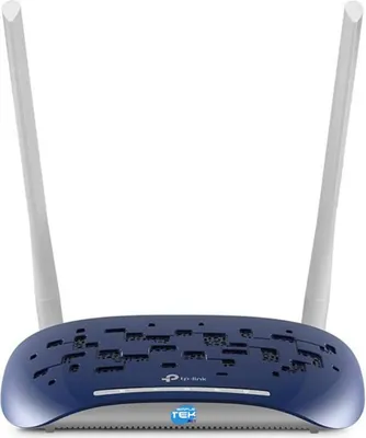 Produktbild von TP-Link TD-W9960, Wi-Fi 4 (802.11n), Einzelband (2,4GHz), Ethernet/LAN, VDSL2, Weiß, Tabletop-Router