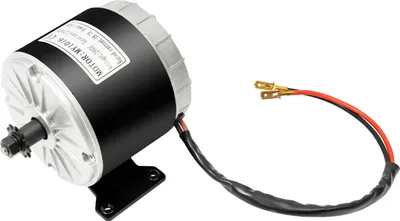 Obrázek produktu pro stejnosměrný motor 24 V s kartáči, výkon 350 W, otáčky 2750 ot/min, černý