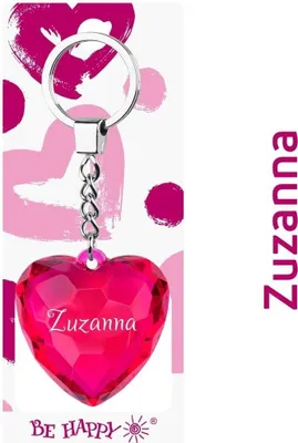 Zdjęcie produktu dla Brelok serce Zuzanna - Be-Happy Gifts