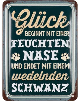 Produktbild von LANOLU Retro Blechschild Hunderegeln, Hundeschilder, Blechschild Hund, Deko Garten Hund, Geschenke für Frauen Hundeliebhaber, 15x20cm