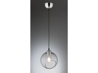 Produktbild von Pendelleuchte Kugellampe Rauchglas Ø20cm einflammig für Esstisch Kochinsel Küche