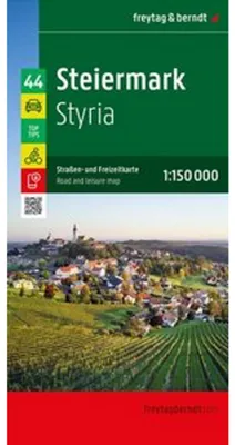 Produktbild von freytag & berndt Straßenkarte Steiermark 1:150.000
