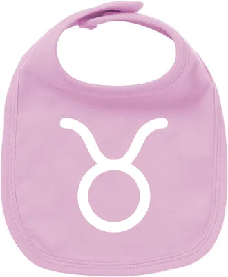 Produktbild von Huuraa Unisex Babylatz Stier Sternzeichen Zeichen Geschenk Babypink  Baumwolle Stier Mitbringsel