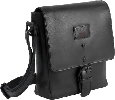 Produktbild von MUSTANG Leder Umhängetasche Schultertasche Natal Malta Shoulderbag Black schwarz