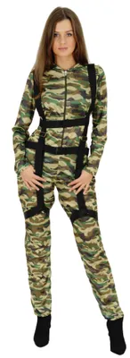 Produktbild von Fallschirmjägerin Kostüm für Damen, Größe:M