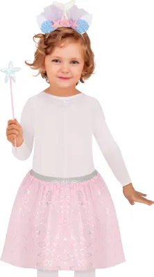 Immagine prodotto di Guirca Set bacchetta magica e tutù per bambini con disegno Ariel Taglia unica