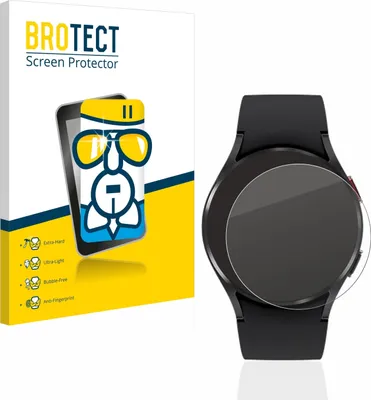 Produktbild von BROTECT Schutzglas für Samsung Galaxy Watch 4 (40mm) Schutzfolie Panzer Folie Glas Display Schutz klar