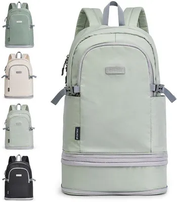 Image de Sac à dos de sport de 35 litres avec compartiment à chaussures et poche imperméable, pour femmes et hommes