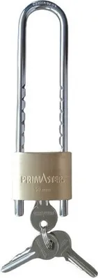 Produktbild von Primaster Vorhängeschloss Messing 185 mm inkl. 3 Schlüssel