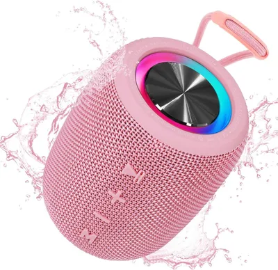 Produktbild von 20W Bluetooth – Tragbare Musikbox mit 360° Stereo-Sound, LED-Lichtshow, IPX6 Wasserdicht, 16 Stunden Spielzeit, FM Radio/AUX/TF Unterstützung