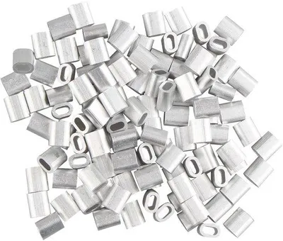 Produktbild von Kabelverbinder Aluminium 100er Set für 2,0 mm Kabel