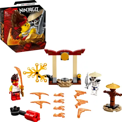 Produktbild von LEGO 71730 NINJAGO Battle Set: Kai vs. Skulkin mit Actionkreisel
