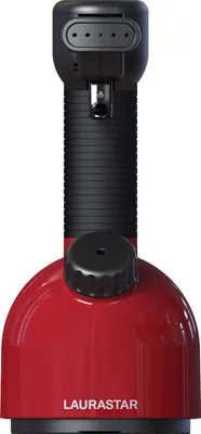 Produktbild von Laurastar IGGI Intense Red Tragbarer Dampfglätter – Kompakter Handsteamer zum Glätten & Auffrischen von Textilien, Für Reisen geeignet