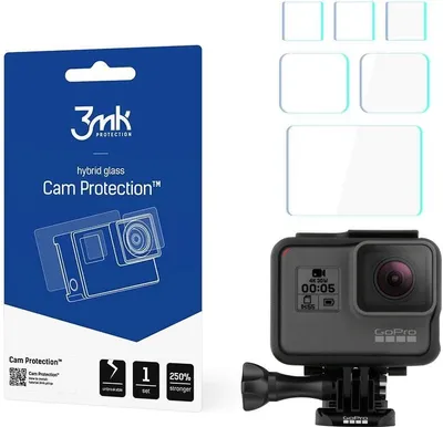Productafbeelding van 3MK Camerabescherming, 1 stuk, geschikt voor HERO 5/6/7 Black