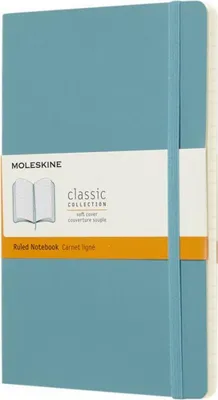 Image de Moleskine - Carnet de notes "Classic L" PF3020 (Taille unique) (Blue Reef Blue)
