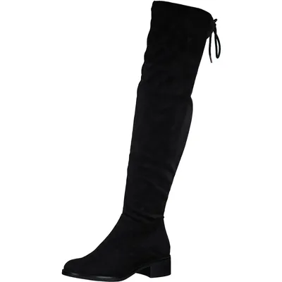 Produktbild von s.Oliver Damen Stiefel Overknee Stretchschaft Blockabsatz 5-25501-29, Größe:38 EU, Farbe:Schwarz