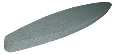 Image de Pierre à aiguiser ovale à grain fin, 23 cm, pour couteaux et haches
