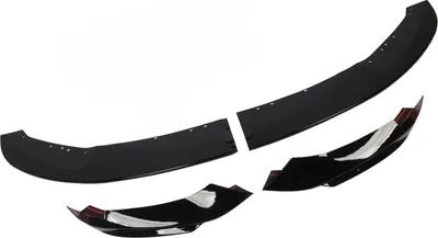 Immagine prodotto di Diffusore paraurti anteriore, spoiler a labbro nero lucido per serie 4 F32 F33 F36 M-Sport dal 2014 al 2020