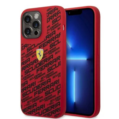 Produktbild von Ferrari iPhone 14 Pro Max Hardcase Scuderia All-Over - Red