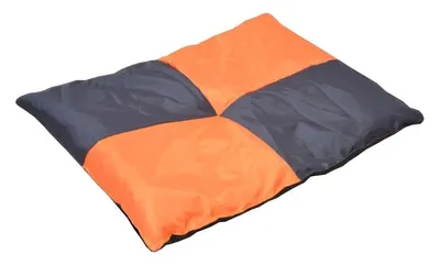 Produktbild von Best For Pets Orthopädisches Hundebett 84x65cm Orange-Anthrazit mit  Qualität Kiss VISCO