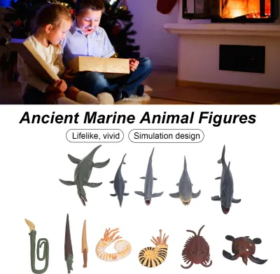 Produktbild von 12 Stücke alte Meerestiermodelle Spielzeug exquisite lebendige Simulation Design Figuren Geschenke