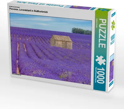 Produktbild von CALVENDO Puzzle Ein Motiv aus dem Kalender Provence, Lavendelzeit in Südfrankreich | 1000 Teile Lege-Größe 64x48cm Foto-Puzzle für glückliche Stunden
