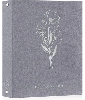 Obrázek produktu pro Fotoalbum formátu A4, šedá látková vazba, pro 100 vertikálních fotografií