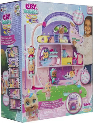 Produktbild von IMC Toys Cry Babies Magic Tears Dreamy's Mega House, 3 Jahr(e), Sound-Effekte, Batterien erforderlich