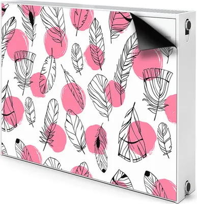 Produktbild von Magnet Heizkörper-Abdeckung Verkleidung Abdeckung Heizkörperabdeckung 110x60 cm  - Stift und Punkte