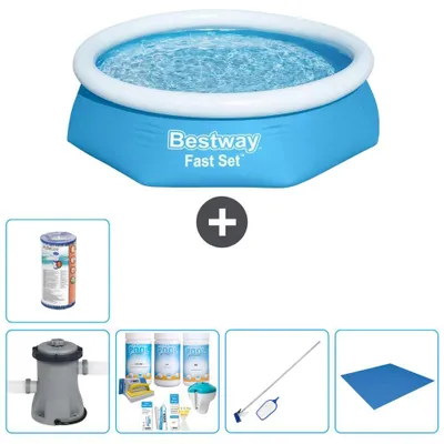 Obrázok produktu pre Bestway Fast Set, kruhový bazén - 244x61 cm - 6-dielna sada, model S22006