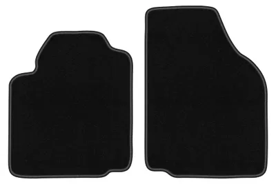 Immagine prodotto di Tappetini anteriori in moquette per Ford Fiesta MK3 1989-1996 (hatchback) – 2 pezzi, neri, su misura – Wielganizator BASIC