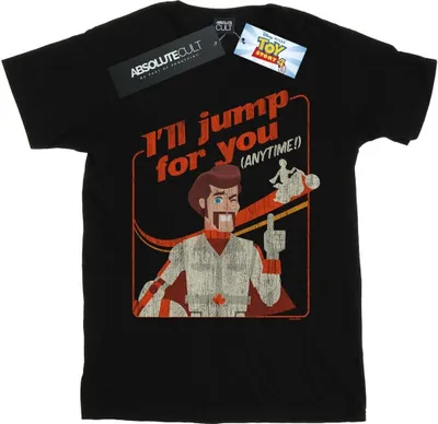 Produktbild von Disney - "Toy Story 4 I'll Jump For You" T-Shirt für Herren BI48551 (L) (Schwarz)