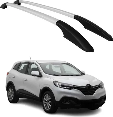 Image de Barres de toit longitudinales pour Renault Kadjar 2015-2021 en Alu gris