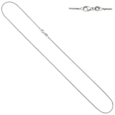 Produktbild von 1,2mm feine Venezianerkette Halskette Collier aus 950 Platin 45cm Platinkette