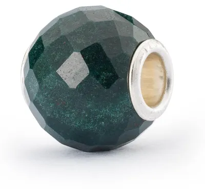 Immagine prodotto di Perline Trollbeads in pietra rotonda, sfaccettate (calcedonio verde)