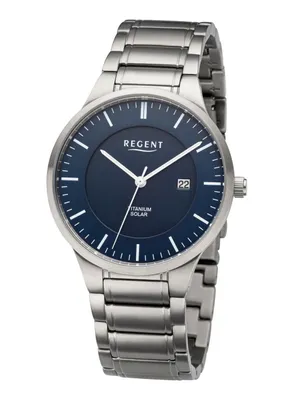 Produktbild von Regent - 32-BA-710 - Solaruhr - Titanuhr - Herrenuhr
