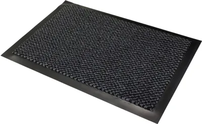Produktbild von Eingangstürmatte waschbar wasserdicht strapazierfähig Schmutzfänger rutschfest für Haustür, Eingang, Flur, Terrasse, Balkon, Farbe:Anthrazit, Maße:60x80 cm