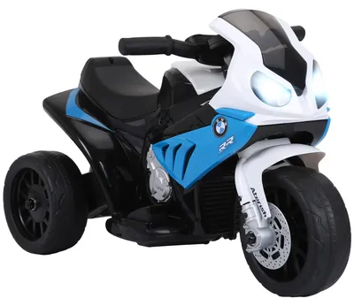 Produktbild von Elektro Motorrad Kinder BMW S1000RR 6V Elektromotorrad mit Scheinwerfer Musik 2,5 km/h für Kinder 18-36 Monaten Blau