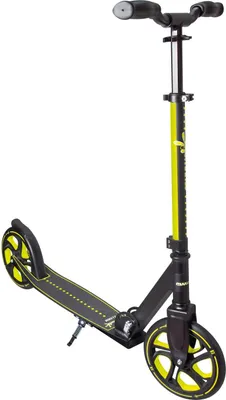 Image de muuwmi Aluminium Scooter Pro - trottinette, 215 mm, ABEC 7, pour enfants et adultes, GS-approuvé, réglable en hauteur, lime