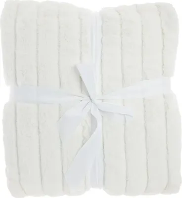 Produktbild von Unique Living – Tagesdecke Rib Dove White – 180 x 240 cm