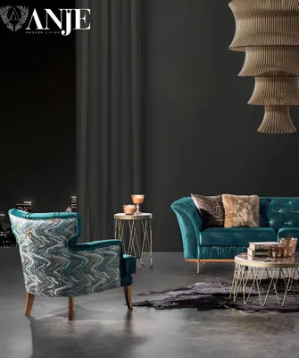 Produktbild von Luxus Wohnzimmer Sofas Set Textilmöbel Dreisitzer Sessel 3tlg Modern