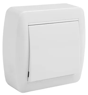Produktbild von Weiße Flächenkreuzung, 10 A, 250 V, 74 x 72 x 28 mm