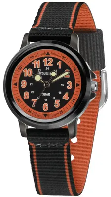 Produktbild von JACQUES FAREL Kinder-Armbanduhr Analog Quarz Jungen Textilband KSB 0564