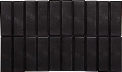 Produktbild von MAUL Magnet MAULpro Rechteck 20 Stück 1 kg Kunststoff Ferrit bruchsicher lackiert 5.3 x 1.8 x 1 cm schwarz
