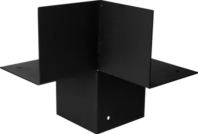 Produktbild von Pergola Eckverbindung Schwarz für 12 x 12 cm Balken - pro Stück