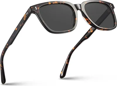 Produktbild von Polarisierte Herren Sonnenbrille mit Rechteckig Acetatrahmen UV-Schutz