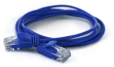 Immagine prodotto di Wantec 7244 Wantec Patchkabel UTP  CAT6a           d=2,8mm 1,5m   blau